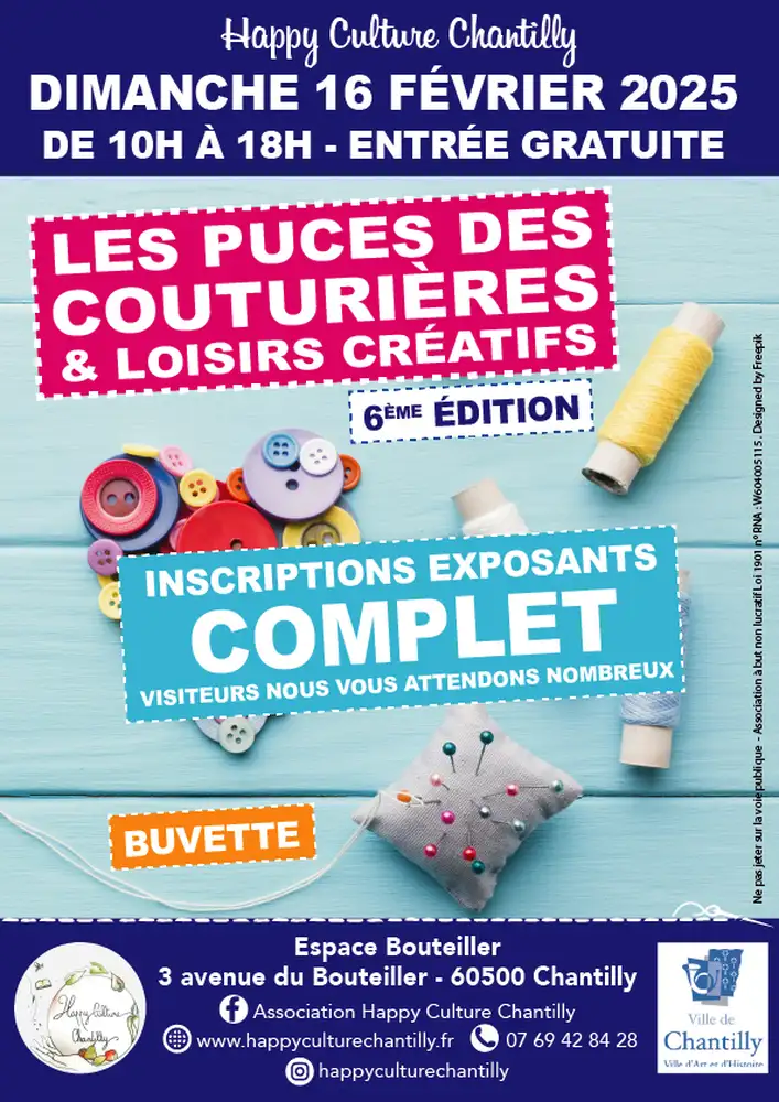 happy culture chantilly affiche puces couturieres 2025 complet optim