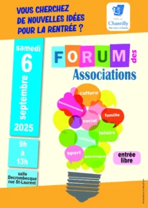 forum des associations chantilly 2025