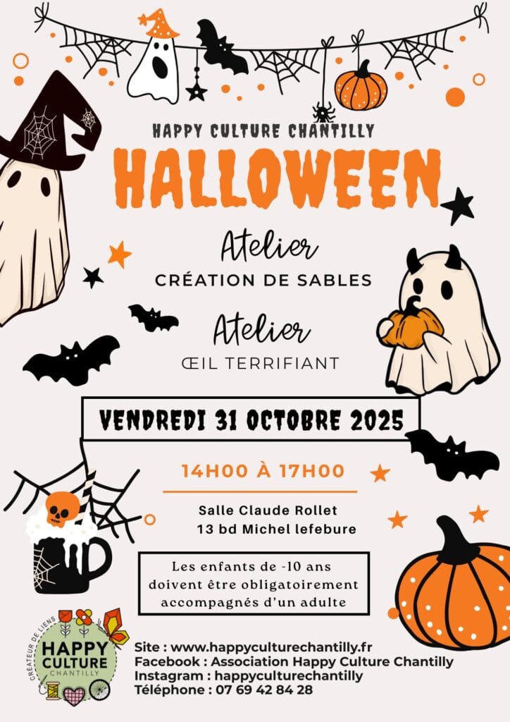 affiche halloween 2025